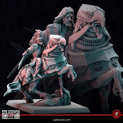 Grand Master of the Ducal Guard on Hippogriph - Duchy of Avernia - Last Sword