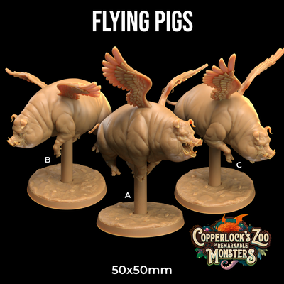 Flying Pigs - Copperlock's Zoo of Remarkable Monsters