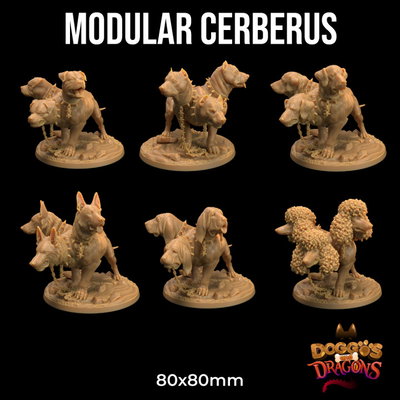 Doggos and Dragons - Modular Cerberus