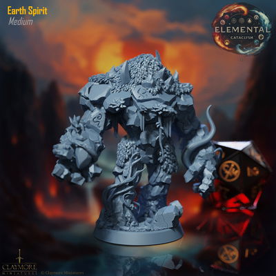 Espiritu de Tierra - Elemental Cataclysm - Claymore Miniatures