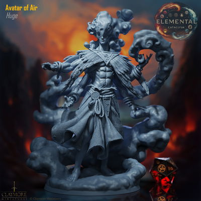 Avatar del Aire - Elemental Cataclysm - Claymore Miniatures