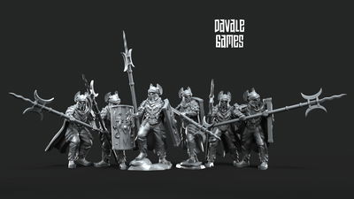 Elite con Alabarda - Dragon Army -  Davale Games