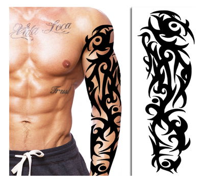 Tatuaje temporal manga Tribal Espinas 