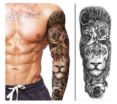Tatuaje temporal manga Leon Rey