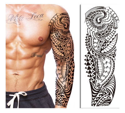 Tatuaje temporal manga Tribal sierra