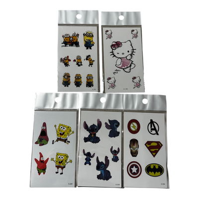 Pack x 5 planchas pequeños color 