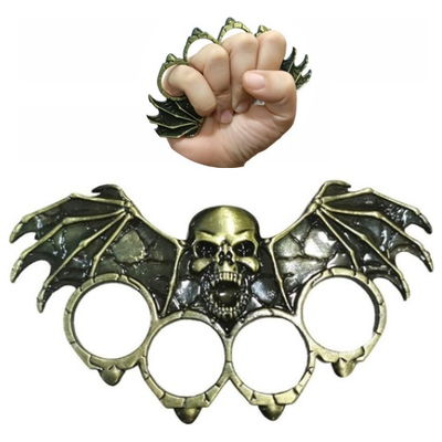 Manopla Calavera Defensa Personal Puño Americano