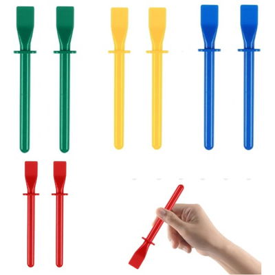 Espatula Plastica Pincel Espacidor De Pegamento X 8 Und