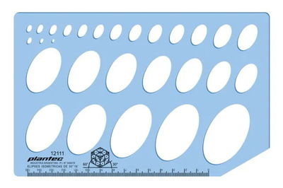 Plantilla Inyectada 2111 Plantec Elipses Isometricas