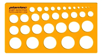 Plantilla Flexible Plantec Circulos Diametros 1 A 35 M(2127)