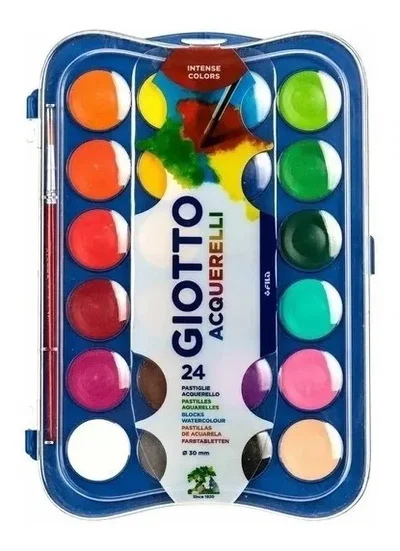 Acuarelas Giotto X 24 Colores
