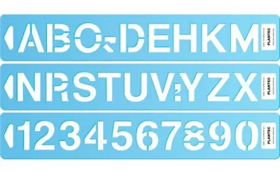 Letrografo Letras Y Números Plantec 50mm (2250)