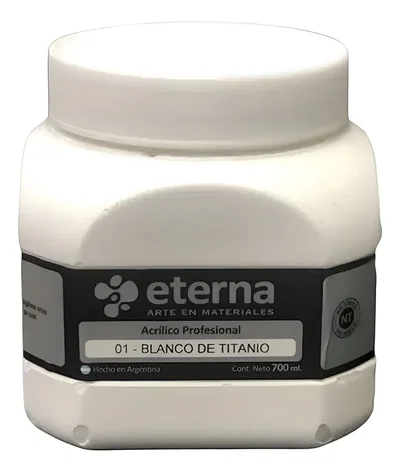 Eterna Blanco Titanio Profe 700ml Profesional