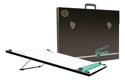 Tablero Dibujo 50x60 Dozent Plantec con Paralela , Maletín y atril