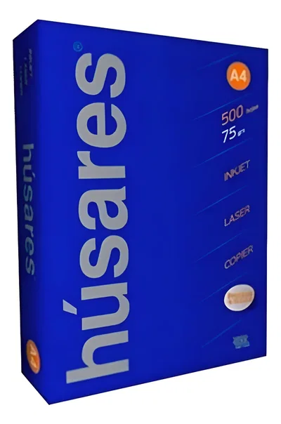 Resma Papel A4  Húsares   75gr  500 Hojas -premium