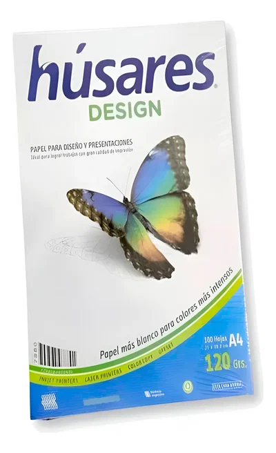 Resma Husares A4 Husares 120gr X 100 Hojas