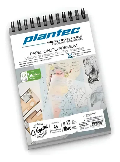 Block Papel De Calcar A4 55gr 40h plantec
