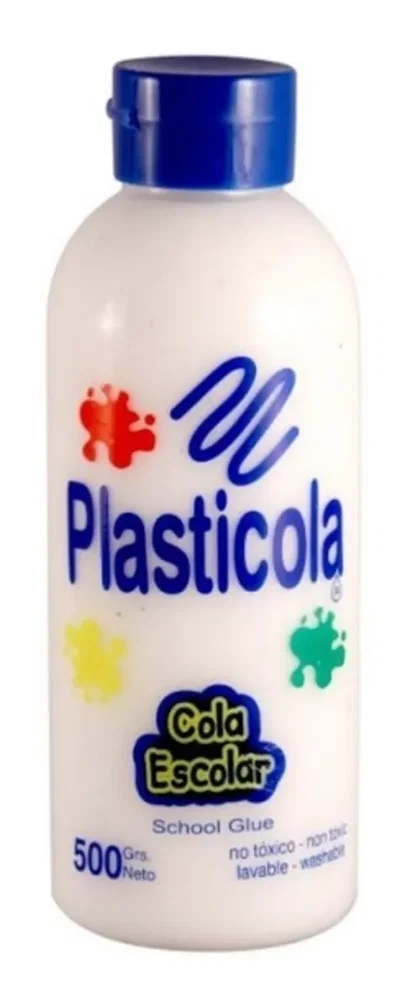 Plasticola Grande Blanca Escolar Tradicional X 500grs