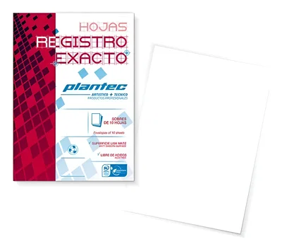 Papel Registro Exacto 210gr A4 Plantec Grabado Pack X  10h 15402
