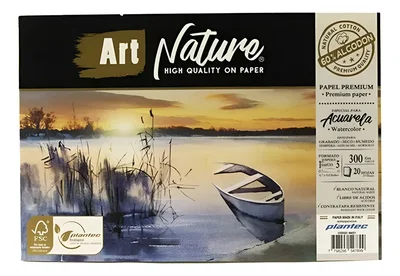 Block Acuarela Art Nature A3 60% Algodon G/fino 300gr 88834