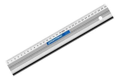 Regla De Aluminio Plantec 50 Cm Modelo 4805 Precisión Y Durabilidad