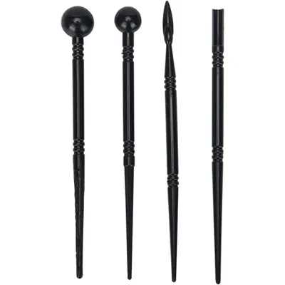 Estecas Bolillo X 4 Fondant Porcelana Fría Repostería