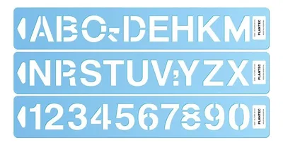 Letrografo Letras Y Números Plantec 20mm (2220)