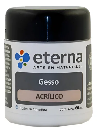 Gesso Acrilico Profesional Pote 60gr.eterna