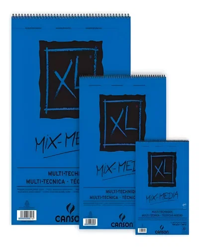 Block Canson Xl Mix Media Tamaño A5 300 Gramos 15 Hojas