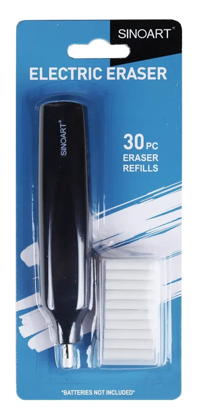 Borrador Eléctrico De Dibujo Sinoart + Repuestos Blanco