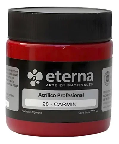 Acrílico Carmin Pote X 60ml Eterna profesional