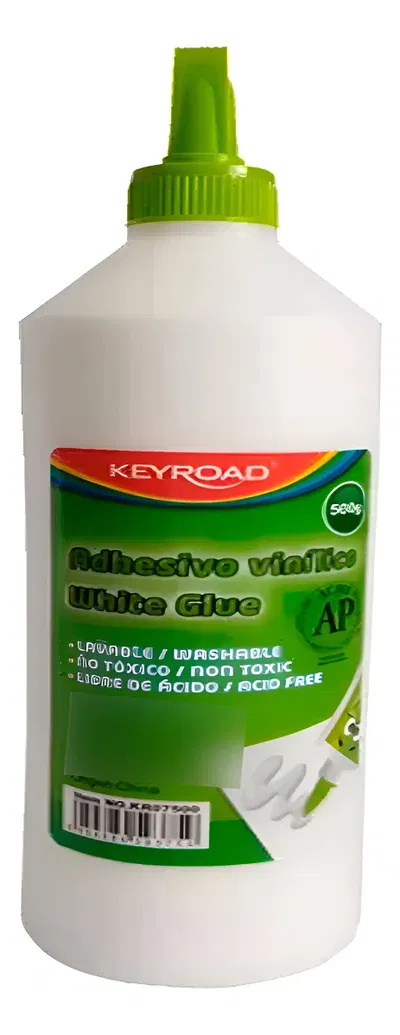 Adhesivo Vinílico Keyroad Pegamento Cola 1000gr X Unidad