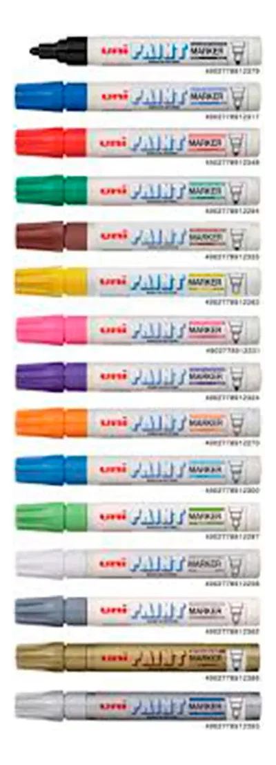 Marcador Uni Paint Px20 X Unidad A Eleccion Punta Guesa