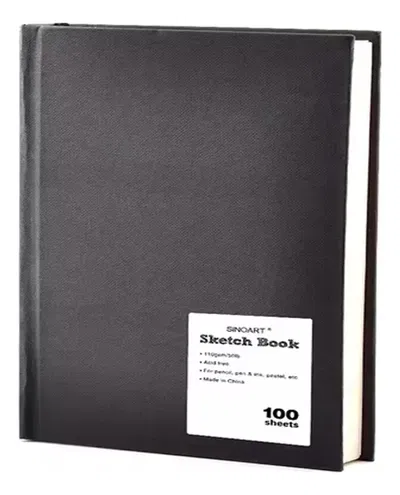Cuaderno Sketch Book Sinoart Hojas  Lisas A5 X 100h 110gr