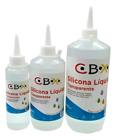 Adhesivo De Silicona Liquida Cbx 250 Ml Pegamento X 12u