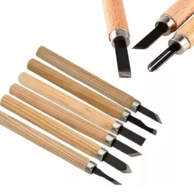 Gubias Para Tallar Madera X6 Unidades Navajas Tallar