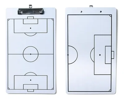 Pizarra Fútbol Portablock Olami 23 X 39,5 Cm Mdf Blanco