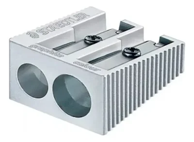 Sacapuntas Metálico Staedtler Cónico 510-20 2 Bocas Lápices Diferentes Grosores