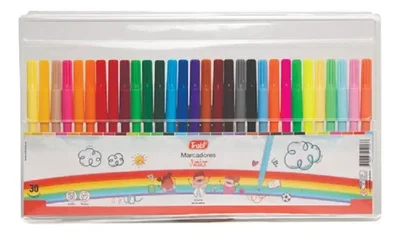 Marcadores Al Agua Trabi Junior Blister X 30 Unidades