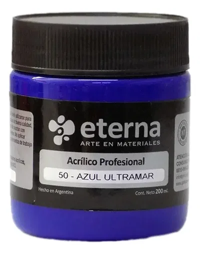 Acrílico Azul ultramar 60ml Eterna profesional