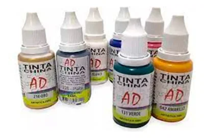 Tinta China A-d Negra Y Varios Colores,caligrafia calidad!!