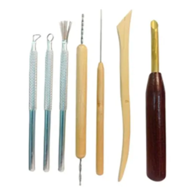 Kit Set X 7 Herramientas Arcilla Ceramica Ceramista Estecas