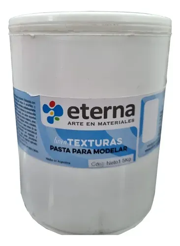 Pasta Para Modelar Pote X 1500gr.eterna