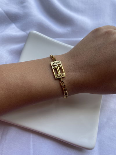 Pulsera Cross Gold