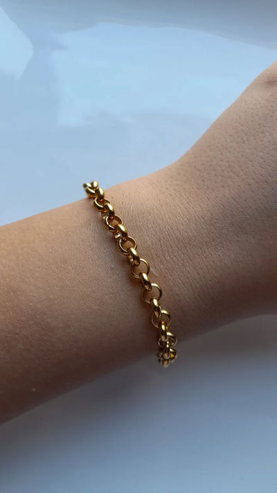 Pulsera Rolo Gold 