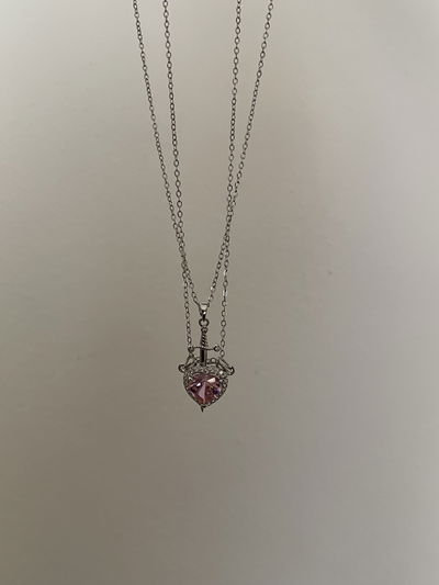 Conjunto corazón y espada Silver