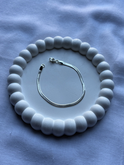 Pulsera Snake Blanco