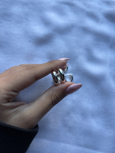 Aros Chunky Blanco