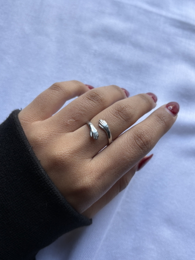 Anillo Hug S Plateado