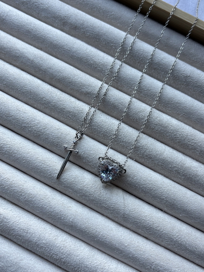 Conjunto corazón y espada